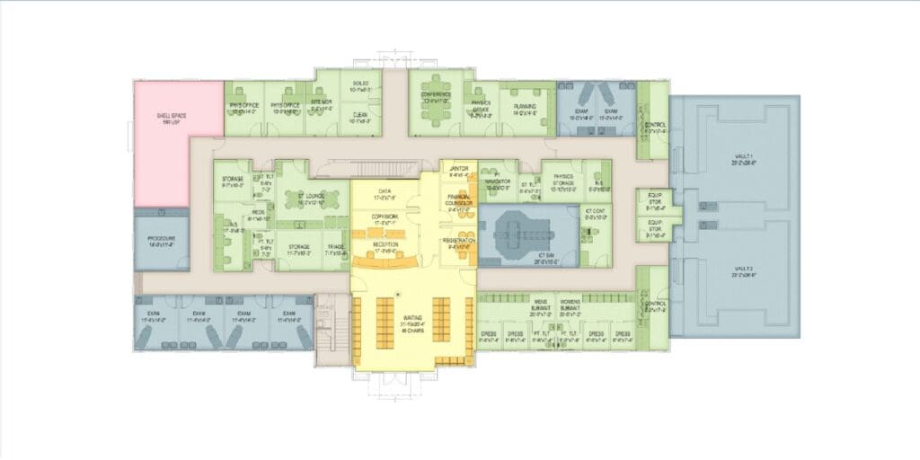 Cancer Care Specialists floor plan
